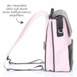 Budget 🔔 ABC Design Wickel-Rucksack City mit Deckelfach - inkl. Wickelauflage und Zubehör - Rose 👍 -Baby Changing Sales abc design wickel rucksack city mit deckelfach inkl wickelauflage und zubehor rose 12000221905 d3