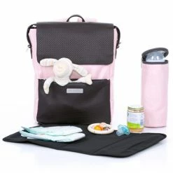 Budget 🔔 ABC Design Wickel-Rucksack City mit Deckelfach - inkl. Wickelauflage und Zubehör - Rose 👍 -Baby Changing Sales abc design wickel rucksack city mit deckelfach inkl wickelauflage und zubehor rose 12000221905 d5