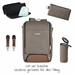 Flash Sale 🔔 ABC Design Wickel-Rucksack Tour mit großem Frontfach - inkl. Wickelunterlage & Zubehör - Fashion Edition - Nature 🎁 -Baby Changing Sales abc design wickel rucksack tour mit grossem frontfach inkl wickelunterlage zubehor fashion edition nature 12001682103 d2