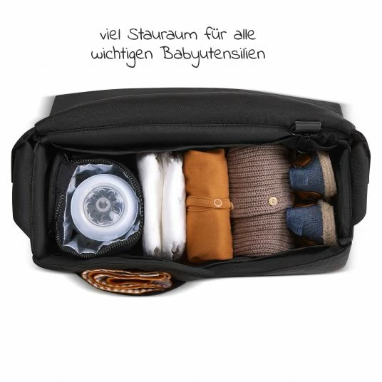 Outlet 💯 ABC Design Wickeltasche Urban - inkl. Wickelunterlage & viel Zubehör - Classic Edition - Ink 🌟 4 Outlet 💯 ABC Design Wickeltasche Urban - inkl. Wickelunterlage & viel Zubehör - Classic Edition - Ink 🌟 - Image 2
