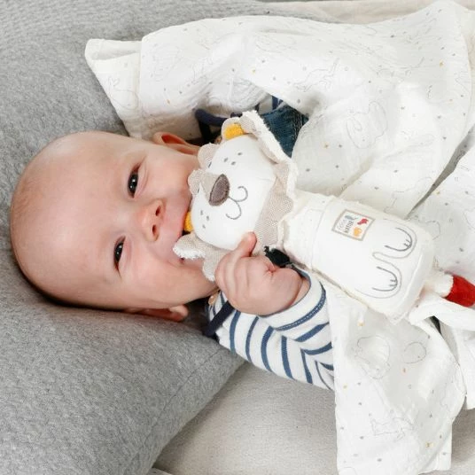 Flash Sale 🧨 Baby Fehn 3-tlg. Set Stabrassel & Musselintücher NATUR aus Bio-Baumwolle - Löwe 🤩 7 Flash Sale 🧨 Baby Fehn 3-tlg. Set Stabrassel & Musselintücher NATUR aus Bio-Baumwolle - Löwe 🤩 - Image 5