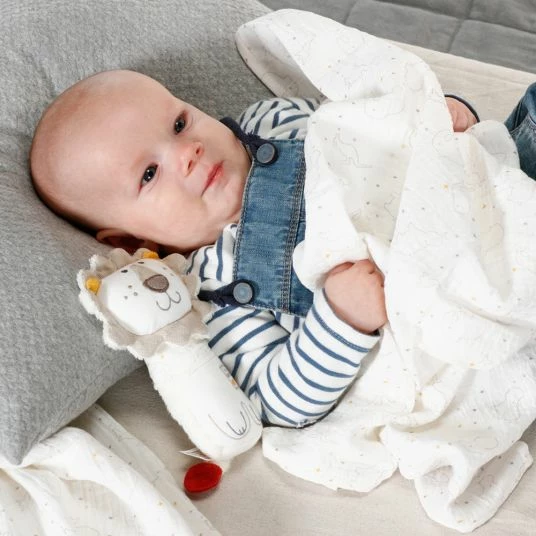 Flash Sale 🧨 Baby Fehn 3-tlg. Set Stabrassel & Musselintücher NATUR aus Bio-Baumwolle - Löwe 🤩 8 Flash Sale 🧨 Baby Fehn 3-tlg. Set Stabrassel & Musselintücher NATUR aus Bio-Baumwolle - Löwe 🤩 - Image 6