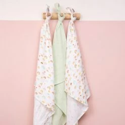 Baby Changing Sales -Baby Changing Sales bebe jou mullwindel 3er pack musselin 70 x 70 cm rainbow sky 305103 d1