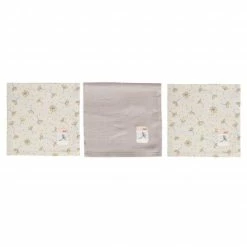 Best Sale 🤩 Bébé-jou Pflegetuch 3er Pack Musselin 32 x 32 cm - Wish Grey ⌛
