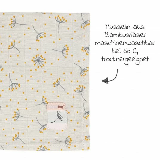 Best Sale 🤩 Bébé-jou Pflegetuch 3er Pack Musselin 32 x 32 cm - Wish Grey ⌛ 6 Best Sale 🤩 Bébé-jou Pflegetuch 3er Pack Musselin 32 x 32 cm - Wish Grey ⌛ - Image 4