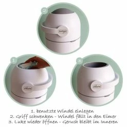 Coupon 🎁 Chicco Windeleimer Odour Off - für herkömmliche Müllbeutel + Gratis Feuchttücher 60er Pack - White 💯 -Baby Changing Sales chicco windeleimer odour off fur herkommliche mullbeutel gratis feuchttucher 60er pack white set 228 d4
