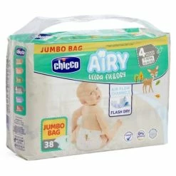 Outlet 🎁 Chicco Windeln 38er Maxi Pack Airy Ultra Fit&Dry - Gr. 4 🥰