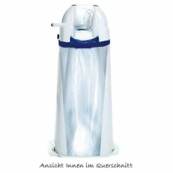 Promo 🛒 Diaper Champ Diaper Bucket Large - Silver 🔥 -Baby Changing Sales diaper champ windeleimer large silber 0400477 d4