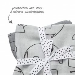 Outlet 🔥 Done by Deer Mullwindel / Mulltuch / Pucktuch - 2er Pack - 120 x 120 cm - Deer Friends - Grau 🎁 -Baby Changing Sales done by deer mullwindel mulltuch pucktuch 2er pack 120 x 120 cm deer friends grau 30695 d2