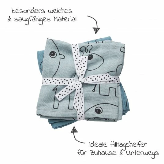 Cheap π€© Done by Deer Mullwindel / Mulltuch / Pucktuch - 2er Pack - 70 x 70 cm - Deer Friends - Blau π 4 Cheap π€© Done by Deer Mullwindel / Mulltuch / Pucktuch - 2er Pack - 70 x 70 cm - Deer Friends - Blau π - Image 2