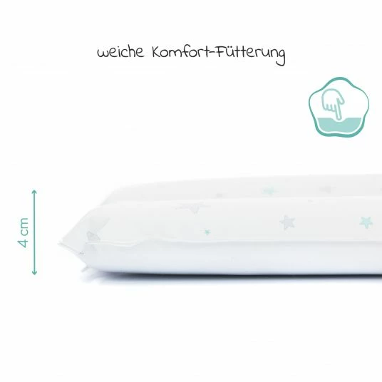 Cheapest ✨ Fillikid Wickelauflage Softy 75 x 85 cm - Blue Stars - Weiß - Collection 2022 🔥 5 Cheapest ✨ Fillikid Wickelauflage Softy 75 x 85 cm - Blue Stars - Weiß - Collection 2022 🔥 - Image 3