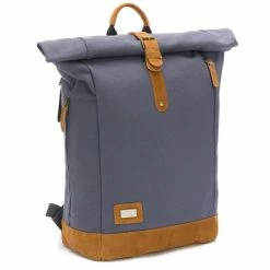 Discount 👍 Fillikid Wickerucksack Rolltop Canvas inkl. Wickelunterlage - Grau 🔔