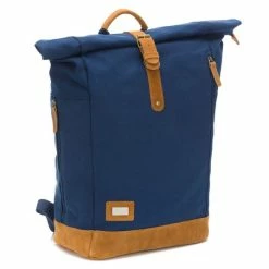 Discount 🌟 Fillikid Wickerucksack Rolltop Canvas inkl. Wickelunterlage - Navy 🎁