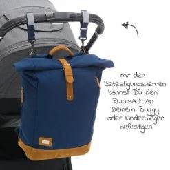 Discount 🌟 Fillikid Wickerucksack Rolltop Canvas inkl. Wickelunterlage - Navy 🎁 -Baby Changing Sales fillikid wickelrucksack rolltop canvas inkl wickelunterlage navy kp6300 01 d4