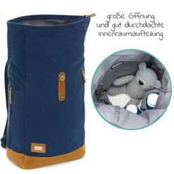 Discount 🌟 Fillikid Wickerucksack Rolltop Canvas inkl. Wickelunterlage - Navy 🎁 -Baby Changing Sales fillikid wickelrucksack rolltop canvas inkl wickelunterlage navy kp6300 01 d5