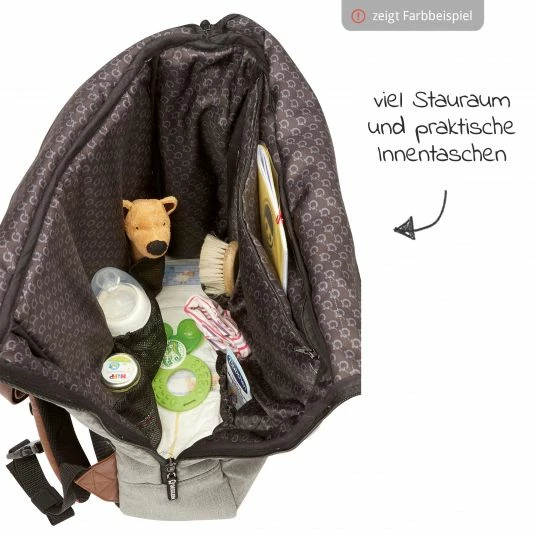 Best Sale 👍 Gesslein 2 in 1 Wickelrucksack & Wickeltasche N°6 mit Wickelunterlage und vielen Fächern - Marine - Collection 2022 🛒 4 Best Sale 👍 Gesslein 2 in 1 Wickelrucksack & Wickeltasche N°6 mit Wickelunterlage und vielen Fächern - Marine - Collection 2022 🛒 - Image 2