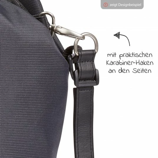 Discount ❤️ Gesslein Wickeltasche N°5 mit Wickelunterlage, Reißverschlusstasche, Täschchen & Isolierbehälter - Granitgrau Meliert - Collection 2022 💯 5 Discount ❤️ Gesslein Wickeltasche N°5 mit Wickelunterlage, Reißverschlusstasche, Täschchen & Isolierbehälter - Granitgrau Meliert - Collection 2022 💯 - Image 3