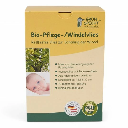 Budget 🥰 Grünspecht Bio-Pflege-/ Windelvlies 70 Blatt 🔔 5 Budget 🥰 Grünspecht Bio-Pflege-/ Windelvlies 70 Blatt 🔔 - Image 3