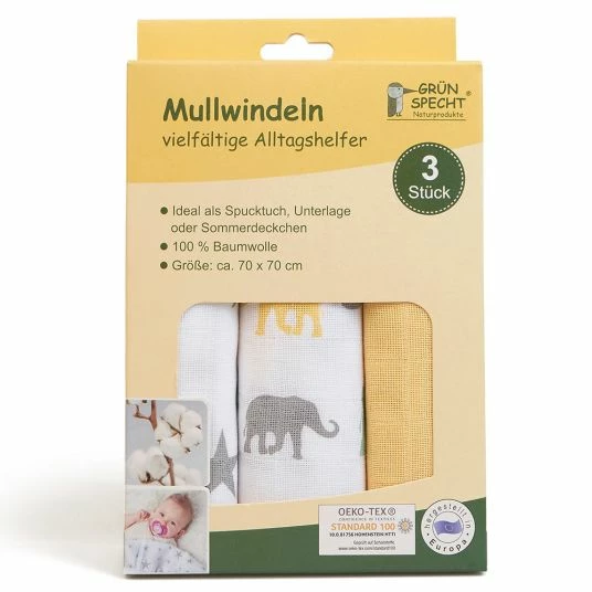 Best reviews of 😍 Grünspecht Mullwindel 70 x 70 cm - Mango 😉 4 Best reviews of 😍 Grünspecht Mullwindel 70 x 70 cm - Mango 😉 - Image 2