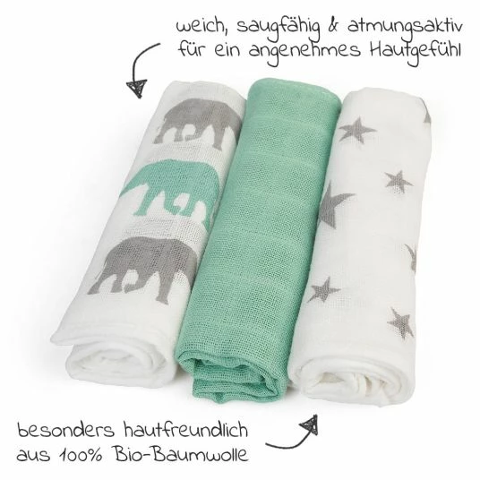 Wholesale ✔️ Grünspecht Pflegetuch 6er Pack 30 x 30 cm - Grün ✔️ 4 Wholesale ✔️ Grünspecht Pflegetuch 6er Pack 30 x 30 cm - Grün ✔️ - Image 2