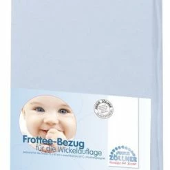 Promo ⌛ Julius Zöllner Terry cloth cover for changing mat - light blue 🥰