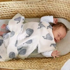 Hot Sale 😍 Lässig Einschlag- & Mulltuch 2er Pack Heavenly Soft - Bambus 120 x 120 cm - Little Water Whale ⌛ -Baby Changing Sales lassig einschlag mulltuch 2er pack heavenly soft swaddle xl bambus 120 x 120 cm little water whale 1312002452 d4