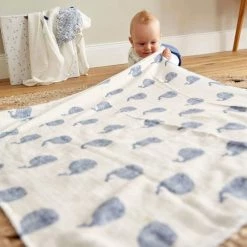 Hot Sale 😍 Lässig Einschlag- & Mulltuch 2er Pack Heavenly Soft - Bambus 120 x 120 cm - Little Water Whale ⌛ -Baby Changing Sales lassig einschlag mulltuch 2er pack heavenly soft swaddle xl bambus 120 x 120 cm little water whale 1312002452 d5