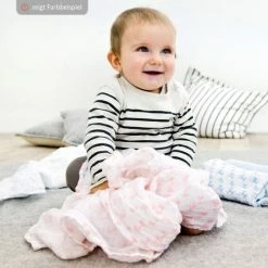 Cheapest 🧨 Lässig Mull cloth 3-pack 85 x 85 cm - Little Chums Stars - Light Mint 💯 -Baby Changing Sales lassig mulltuch 3er pack swaddle burp blanket l 85 x 85 cm little chums stars light mint 1312005525 d1