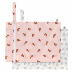 Best reviews of 😉 Lässig Nasstasche 2er Pack Wet Bag - Little Forest Rabbit - Rose ⭐