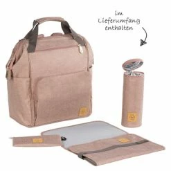 New 🧨 Lässig 🎒 Backpack Glam Goldie 🎒 Backpack - Rose 🔔 -Baby Changing Sales lassig wickelrucksack glam goldie backpack rose 1103010708 d2