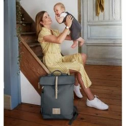 Brand new ⭐ Lässig Wickelrucksack Green Label Rolltop 🎒 Backpack - Anthracite 😉 -Baby Changing Sales lassig wickelrucksack green label rolltop backpack anthracite 1103025236 d4