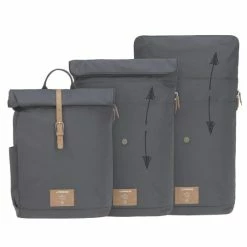 Brand new ⭐ Lässig Wickelrucksack Green Label Rolltop 🎒 Backpack - Anthracite 😉 -Baby Changing Sales lassig wickelrucksack green label rolltop backpack anthracite 1103025236 d5