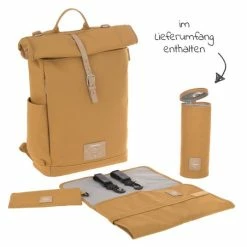 Promo ✨ Lässig Wickelrucksack Green Label Rolltop 🎒 Backpack - Curry 🎁 -Baby Changing Sales lassig wickelrucksack green label rolltop backpack curry 1103025838 d3