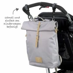Coupon 🌟 Lässig Wickelrucksack Green Label Rolltop 🎒 Backpack - Grey ⌛ -Baby Changing Sales lassig wickelrucksack green label rolltop backpack grey 1103025200 d3