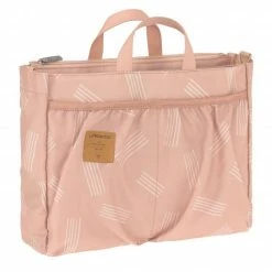 Coupon 😉 Lässig Wickeltasche / Kinderwagentasche Multitalent Organizer - Soft Stripes Rose 🎉