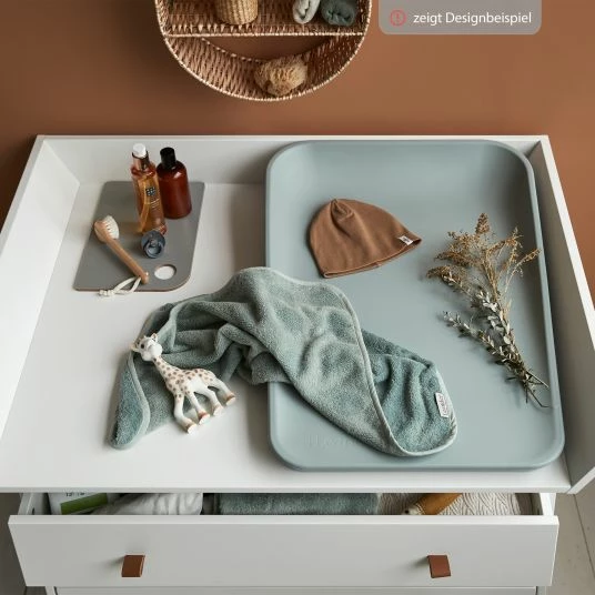 Best Sale 😀 Leander Auflage Topper für Wickelauflage Matty aus Bio-Baumwolle - Organic - Sage Green - Collection 2022 😍 7 Best Sale 😀 Leander Auflage Topper für Wickelauflage Matty aus Bio-Baumwolle - Organic - Sage Green - Collection 2022 😍 - Image 5