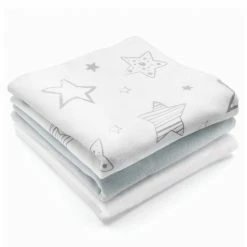 Cheap π€© Makian Molton cloth pack of 3 - Stars - White Grey β