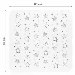 Cheap 🤩 Makian Molton cloth pack of 3 - Stars - White Grey ⌛ -Baby Changing Sales makian moltontuch 3er pack sterne weiss grau mz 3 d5