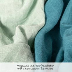 Outlet 🎉 Makian Mulltuch / Pucktuch 2er Pack 120 x 120 cm - Patina Mint 🔥 -Baby Changing Sales makian mulltuch pucktuch 2er pack 120 x 120 cm patina mint hjppm 2 d3