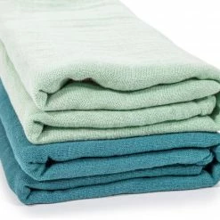 Outlet 🎉 Makian Mulltuch / Pucktuch 2er Pack 120 x 120 cm - Patina Mint 🔥 -Baby Changing Sales makian mulltuch pucktuch 2er pack 120 x 120 cm patina mint hjppm 2 d4