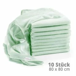 Outlet π Makian Mullwindel / Mulltuch 10er Pack 80 x 80 cm - Mint β€οΈ