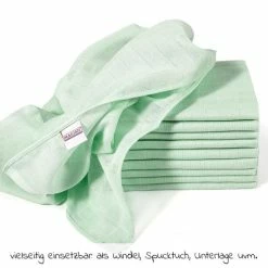 Outlet 🎉 Makian Mullwindel / Mulltuch 10er Pack 80 x 80 cm - Mint ❤️ 12 Outlet 🎉 Makian Mullwindel / Mulltuch 10er Pack 80 x 80 cm - Mint ❤️ -Baby Changing Sales makian mullwindel mulltuch 10er pack 80 x 80 cm mint hpm 10 d4