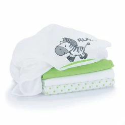 New π Makian Diaper 4er Pack - Zebra White Green π
