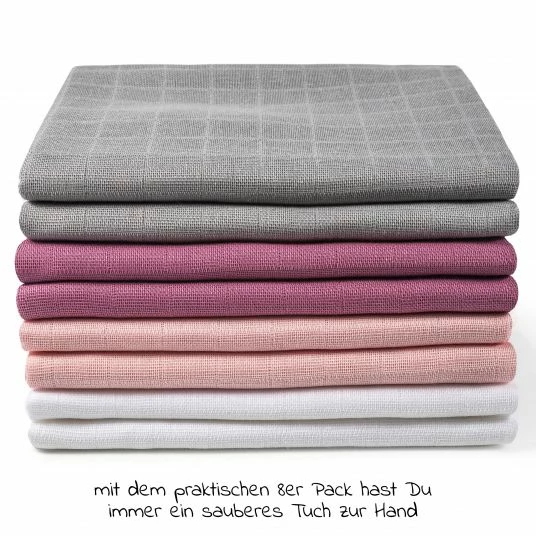 Deals π Makian Mullwindel / Mulltuch 8er Pack 80 x 80 cm - Orchidee / Puder π₯ 4 Deals π Makian Mullwindel / Mulltuch 8er Pack 80 x 80 cm - Orchidee / Puder π₯ - Image 2