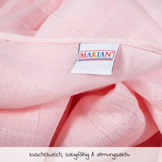 Deals π Makian Mullwindel / Mulltuch 8er Pack 80 x 80 cm - Orchidee / Puder π₯ 6 Deals π Makian Mullwindel / Mulltuch 8er Pack 80 x 80 cm - Orchidee / Puder π₯ - Image 4