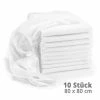 Deals 🎉 Makian Diaper 10er Pack 80 x 80 cm - White ❤️ -Baby Changing Sales makian mullwindeln mulltucher spucktucher 10er pack 80 x 80 cm weiss 020714hpb10 d0