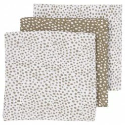 Buy 🧨 Meyco Mullwindel / Mulltuch / Pucktuch - Swaddle - 3er Pack 70 x 70 cm - Cheetah - Taupe 🎁
