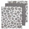 Budget 🎉 Meyco 3er Pack Mullwindeln - Panther ✨ -Baby Changing Sales meyco mullwindel mulltuch pucktuch swaddle 3er pack 70 x 70 cm panther 452021 d0 1