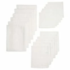 Best Sale 😀 Meyco Starter Set 18-tlg. Mulltücher - Weiß 😉