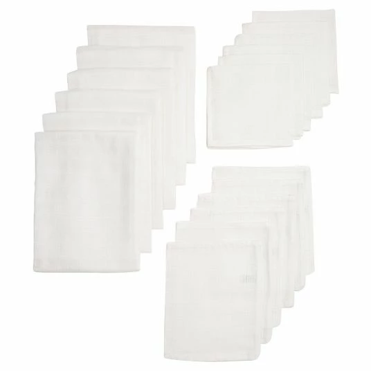 Best Sale 😀 Meyco Starter Set 18-tlg. Mulltücher - Weiß 😉 3 Best Sale 😀 Meyco Starter Set 18-tlg. Mulltücher - Weiß 😉